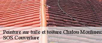 Peinture sur tuile et toiture chalou-moulineux-91740 SOS Couverture