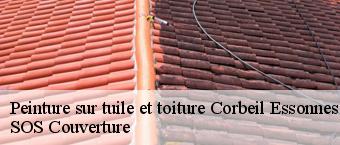 Peinture sur tuile et toiture corbeil-essonnes-91100 SOS Couverture