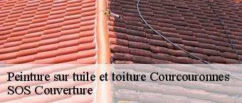 Peinture sur tuile et toiture courcouronnes-91080 SOS Couverture