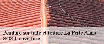 Peinture sur tuile et toiture la-ferte-alais-91590 SOS Couverture