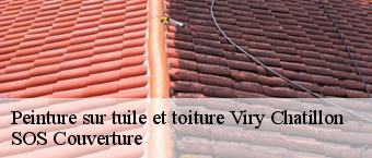 Peinture sur tuile et toiture viry-chatillon-91170 SOS Couverture