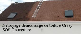 Nettoyage demoussage de toiture orsay-91400 SOS Couverture