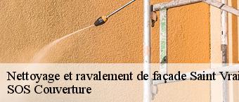 Nettoyage et ravalement de façade saint-vrain-91770 SOS Couverture